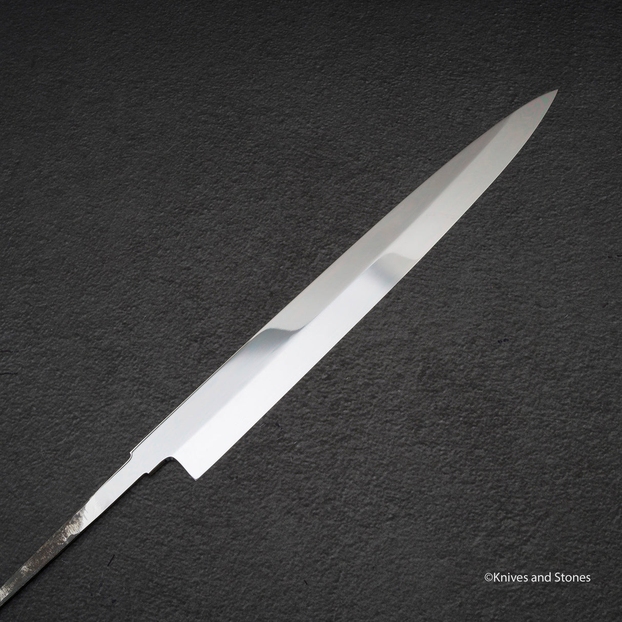 Yoshikazu Ikeda White 1 Wave Hamon Mizu-Honyaki Yanagiba 300mm Blade Only